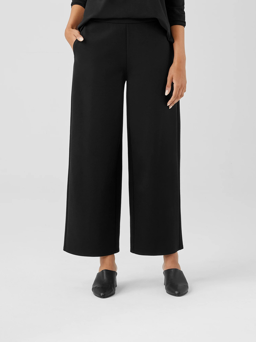 Washable Flex Ponte Wide-Leg Pant