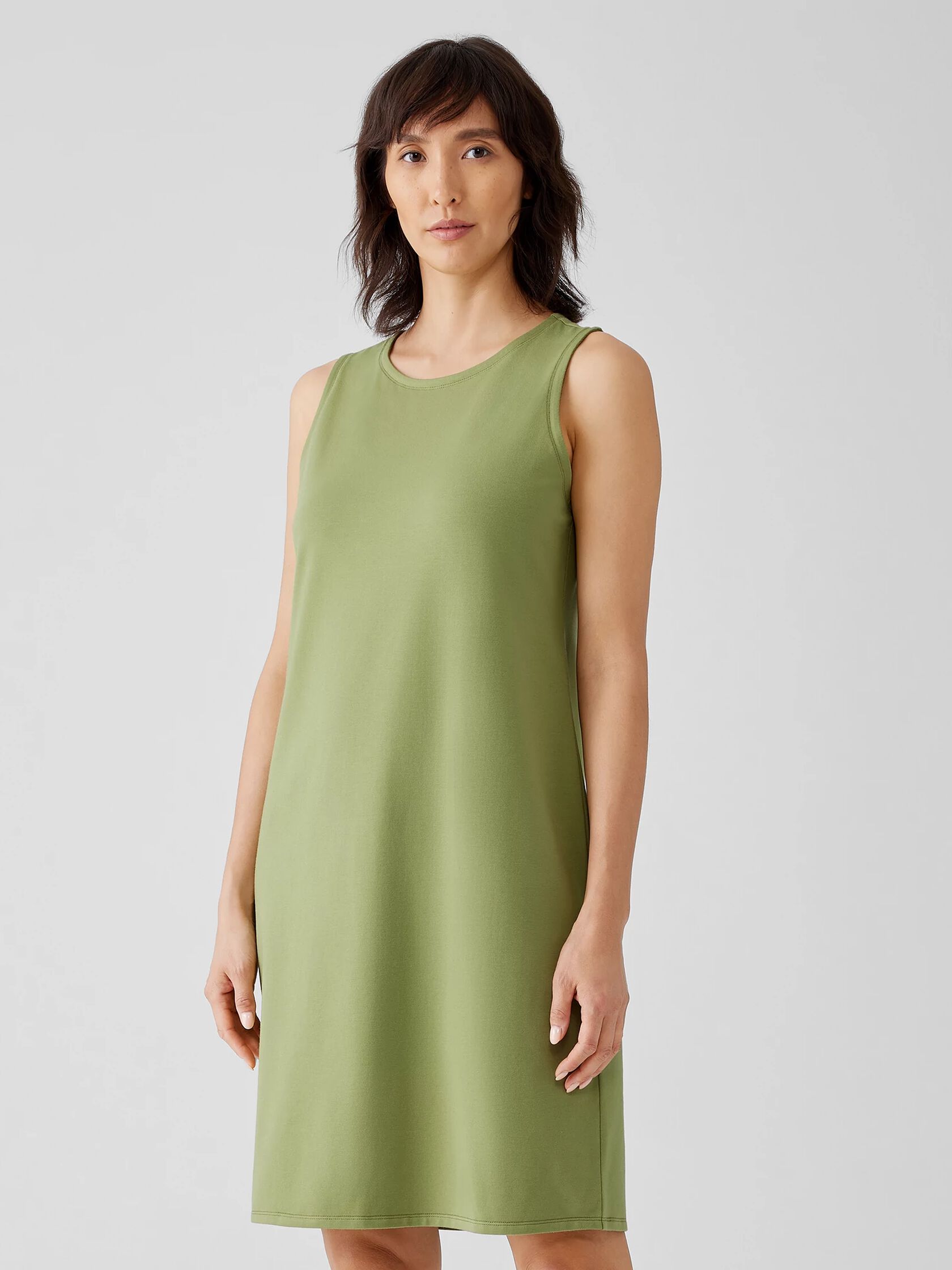 Traceable Cotton Jersey Tank Dress