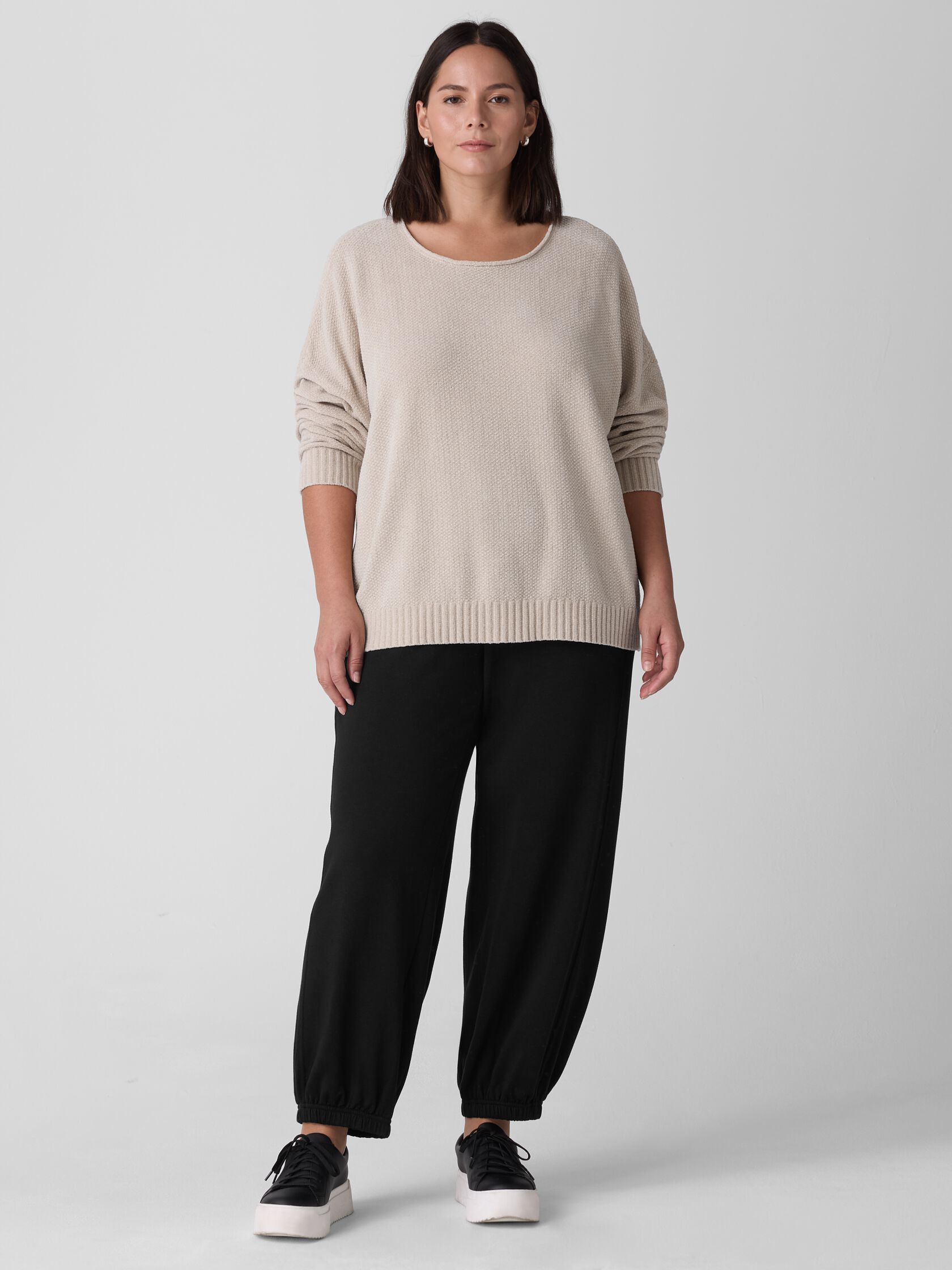 Cozy Brushed Terry Hug Lantern Jogger Pant