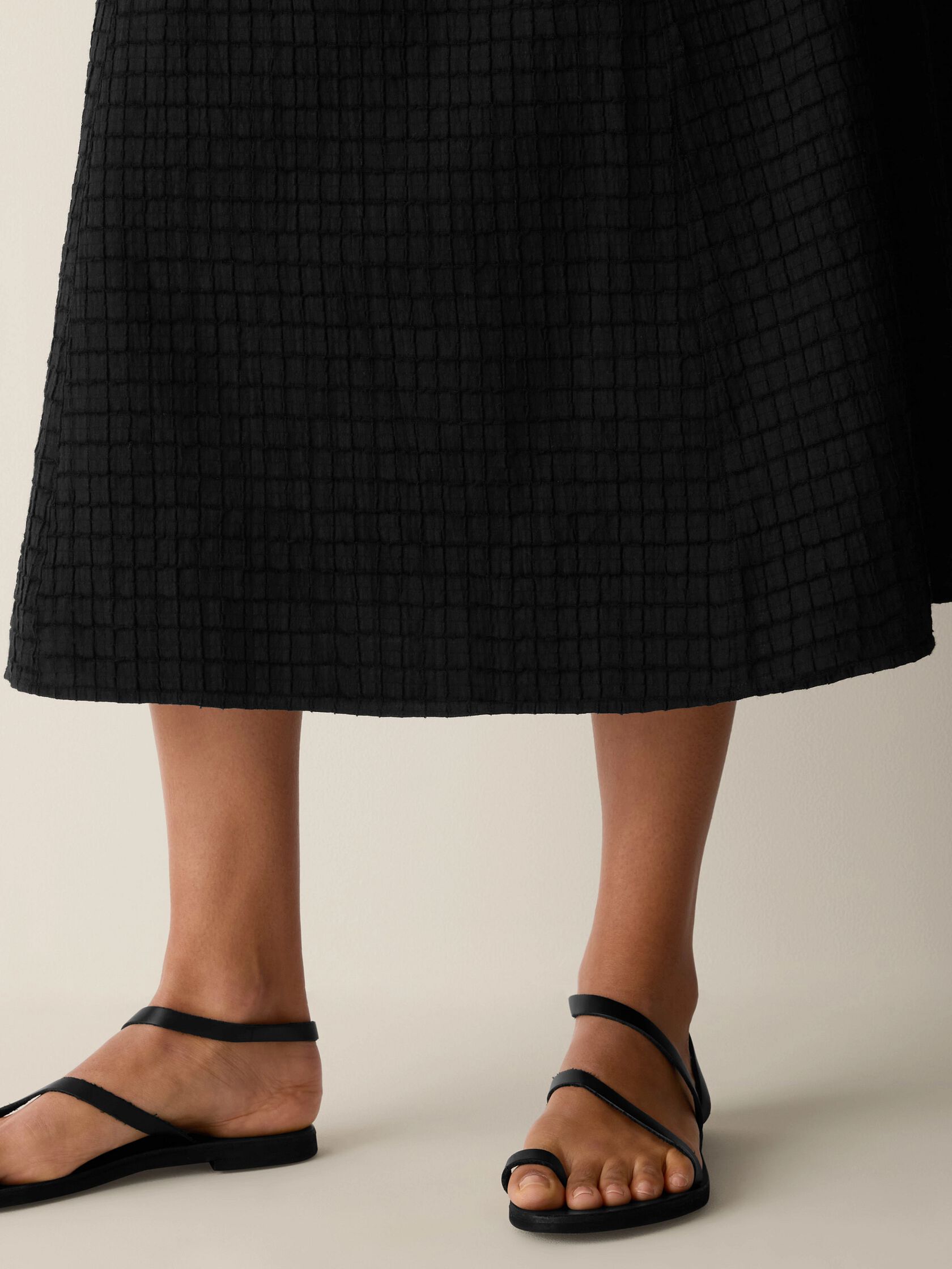 Organic Cotton Voile Box Skirt