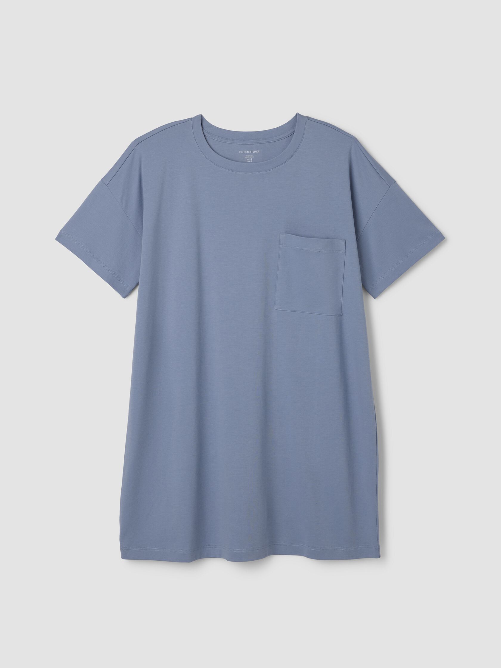 Organic Cotton Interlock Crew Neck Sleep Dress