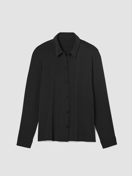 Fine Jersey Classic Collar Shirt