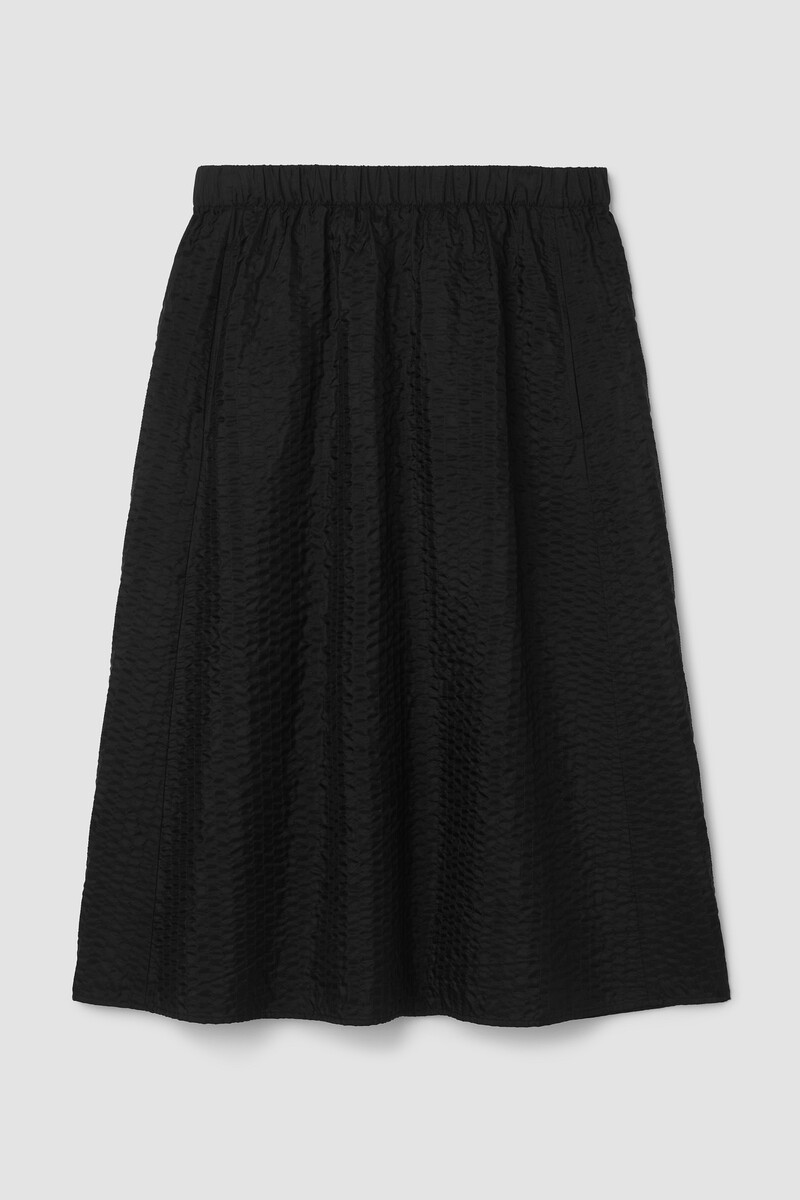 Quilted Silk A-Line Skirt Quilted Silk A-Line Skirt
