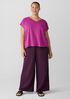 Organic Linen Jersey V-Neck Tee