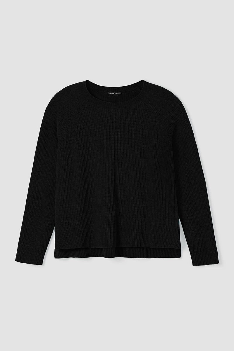 Organic Cotton Chenille Crew Neck Top Organic Cotton Chenille Crew Neck Top