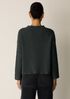 Organic Cotton Fluff Funnel Neck Top