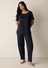 Organic Cotton Interlock Lantern Sleep Pant
