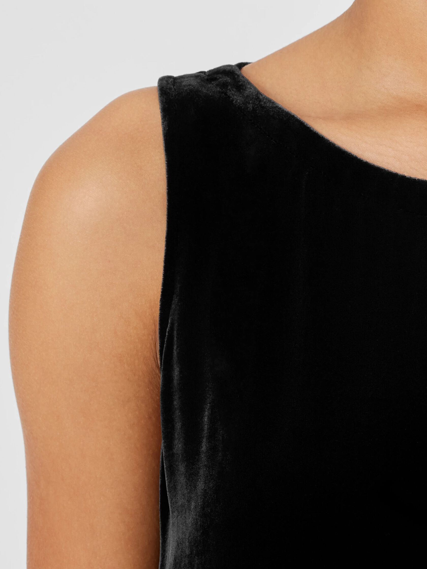 Velvet Bateau Neck Tank