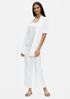 Organic Linen Cotton Short-Sleeve Cardigan