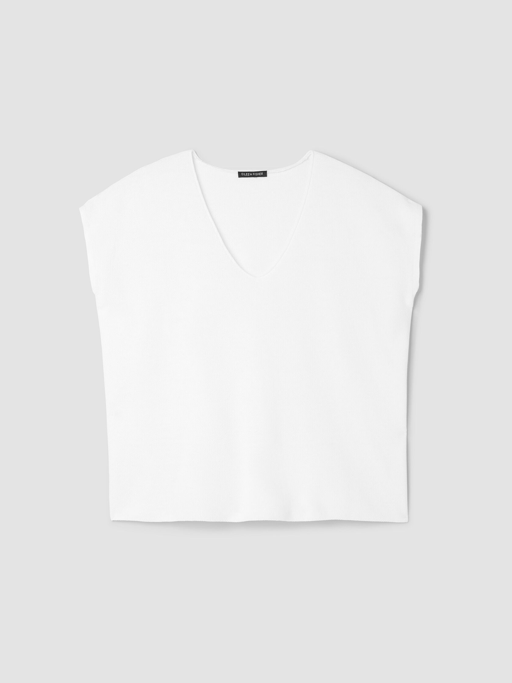 Organic Linen Cotton V-Neck Top