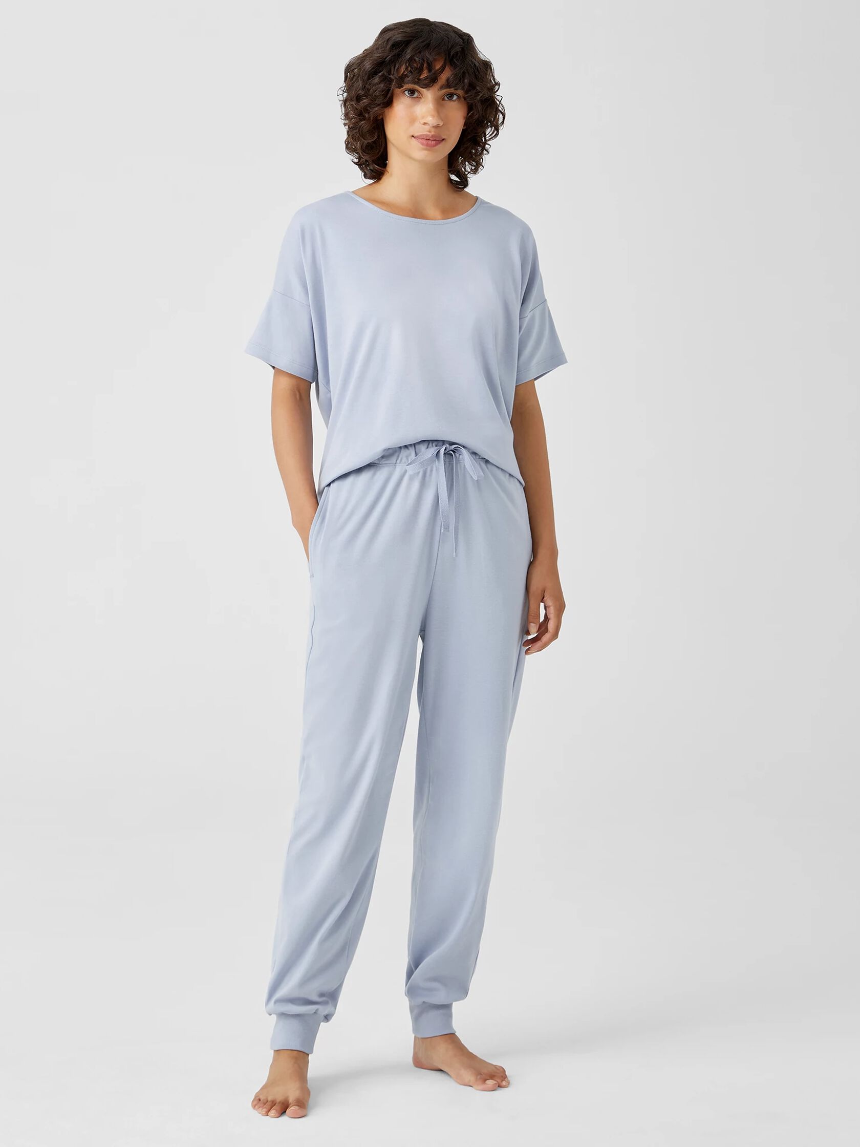 Cozy Organic Cotton Interlock Jogger Pant