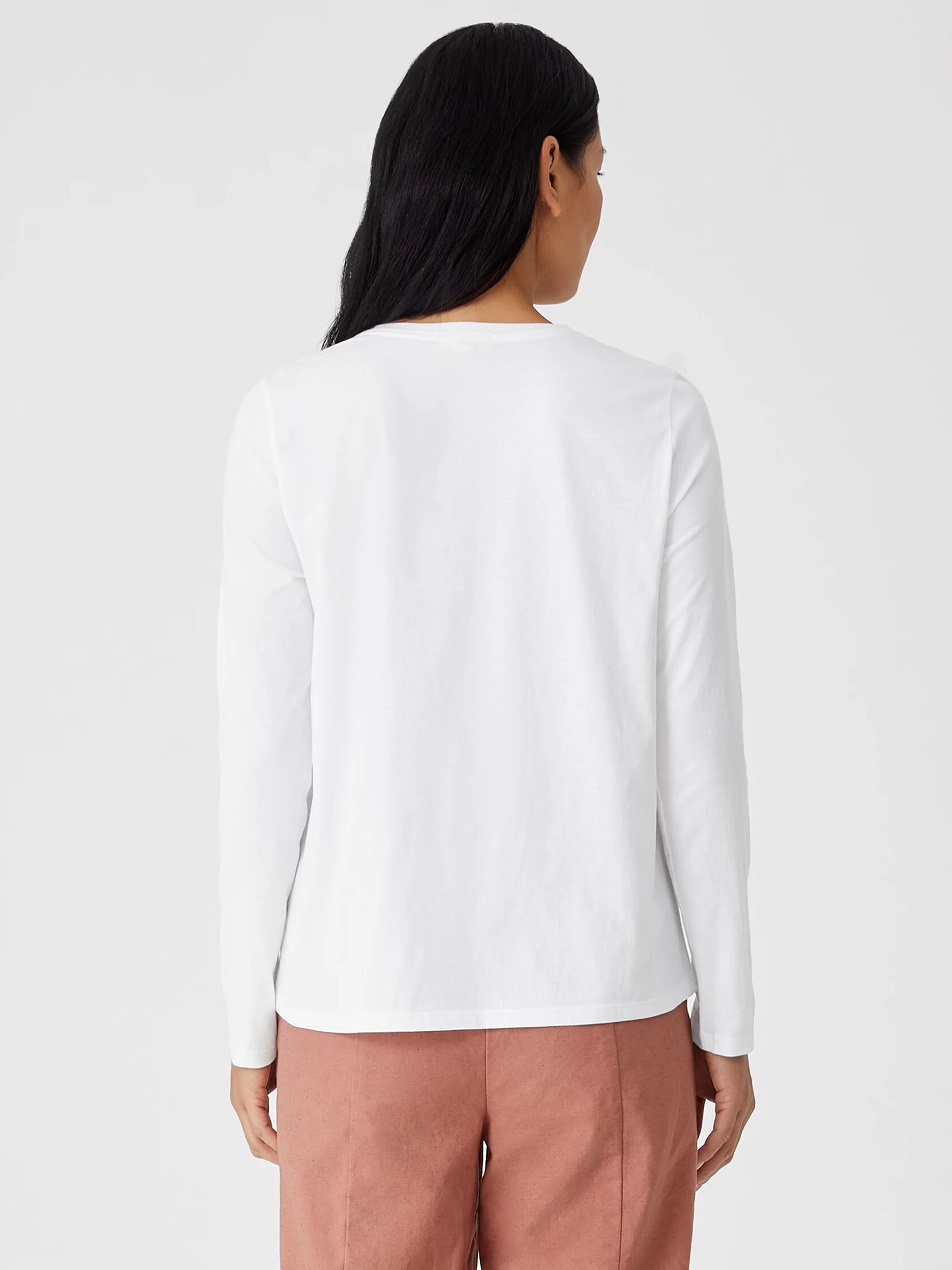 Organic Pima Cotton Jersey Long-Sleeve Tee