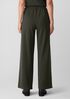 Washable Flex Ponte Wide Trouser Pant