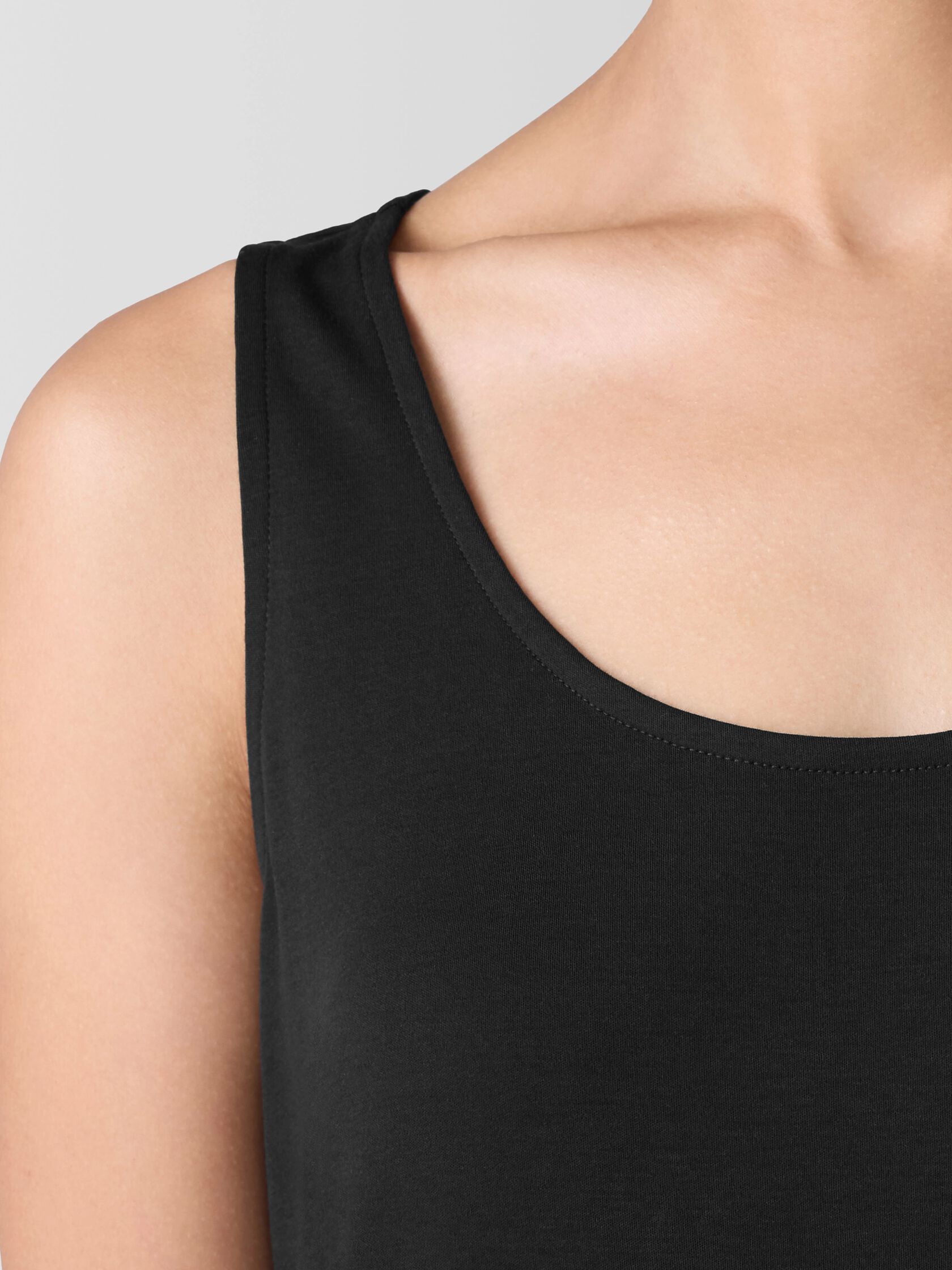 Organic Cotton Interlock Tank Sleep Dress