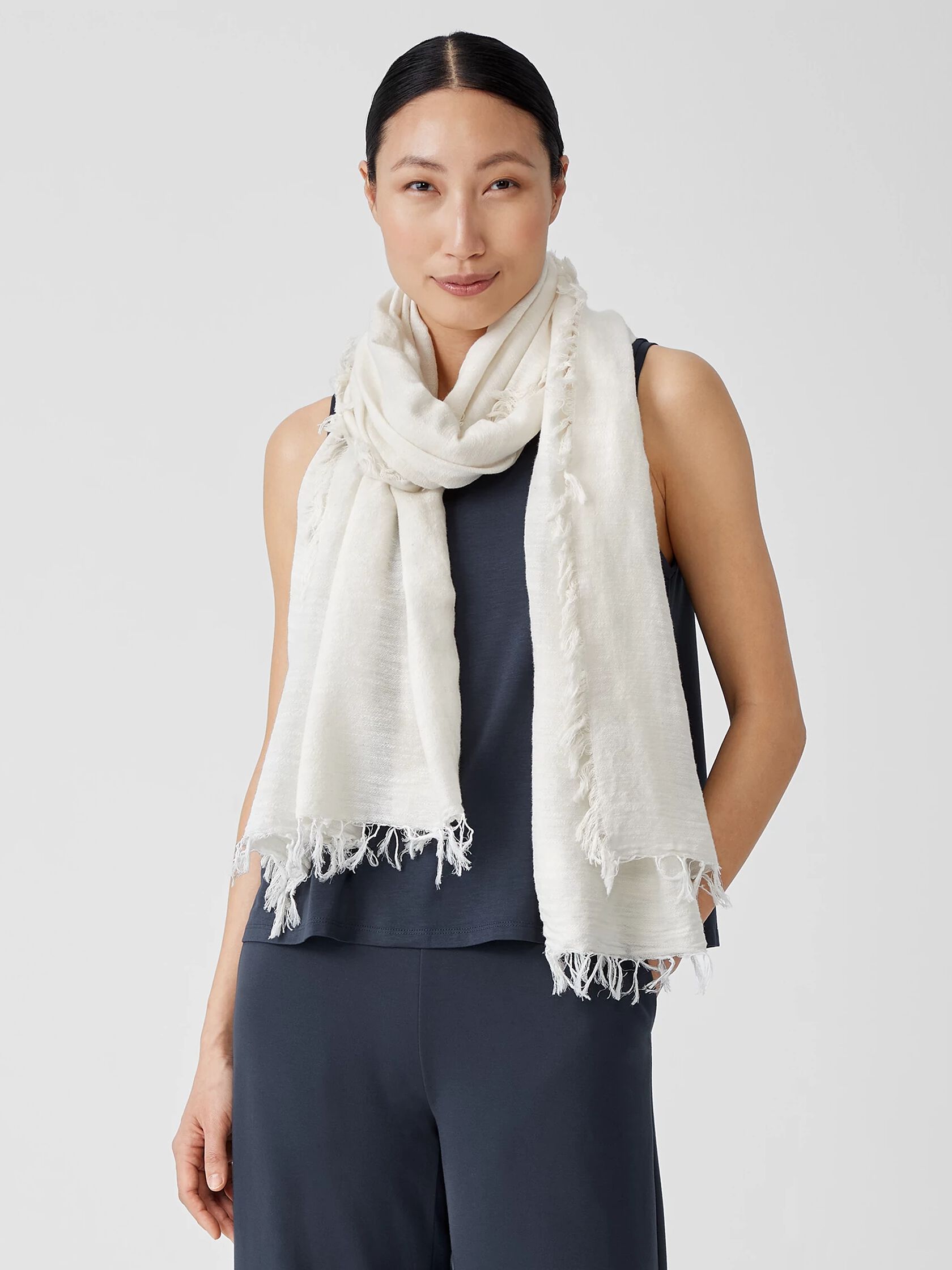 Organic Cotton Slub Scarf