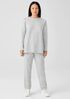 Cozy Brushed Terry Slouchy Pant