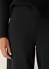 Washable Flex Ponte High Waisted Wide-Leg Pant