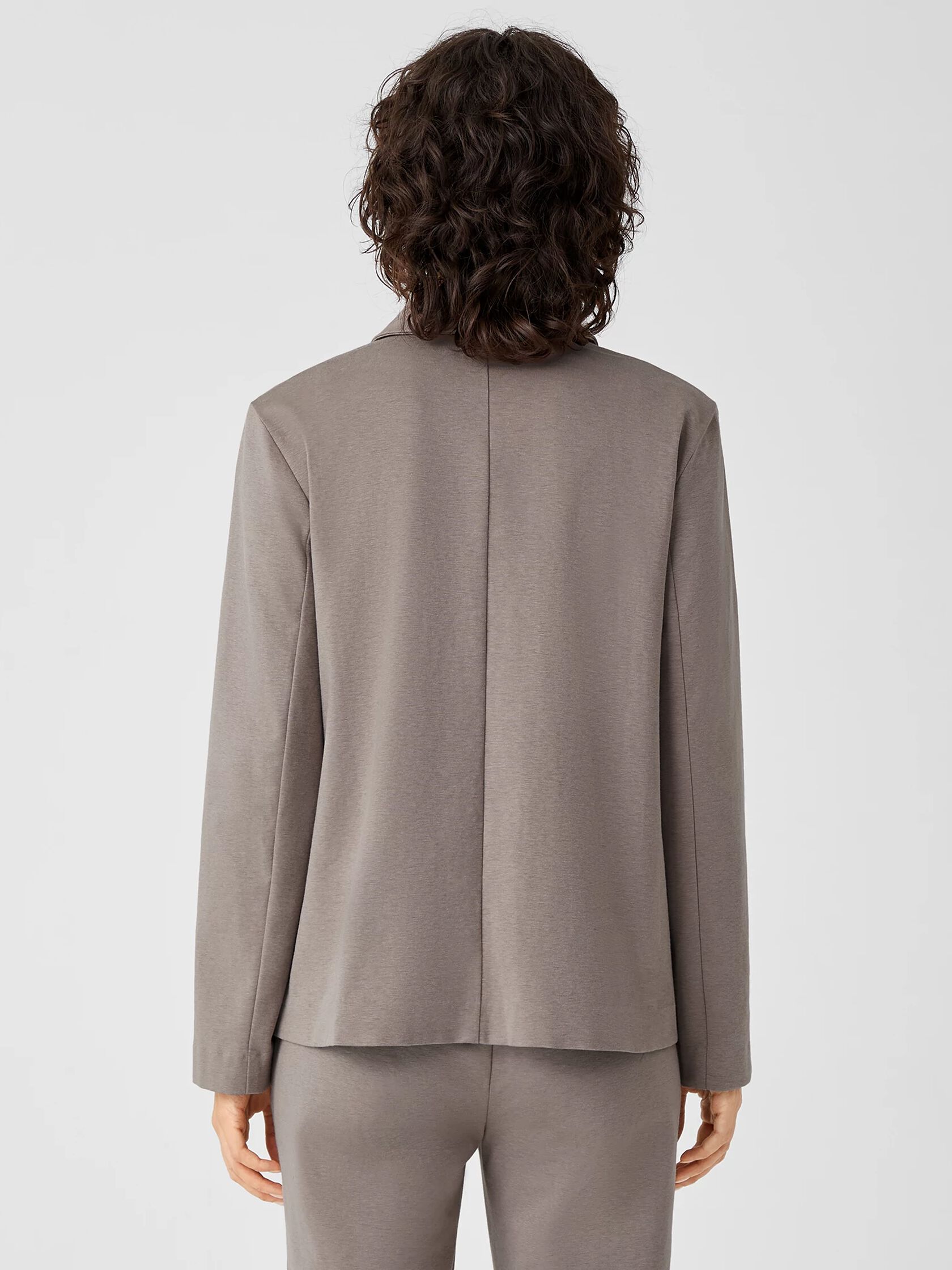 Organic Cotton Ponte Blazer