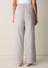 Striped Linen Sheen Full-Length Trouser