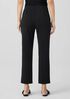 Cotton Blend Ponte Pant with Slits