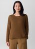 Peruvian Organic Cotton Cord Crew Neck Top
