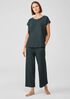 Cozy Organic Cotton Thermal Wide-Leg Pant