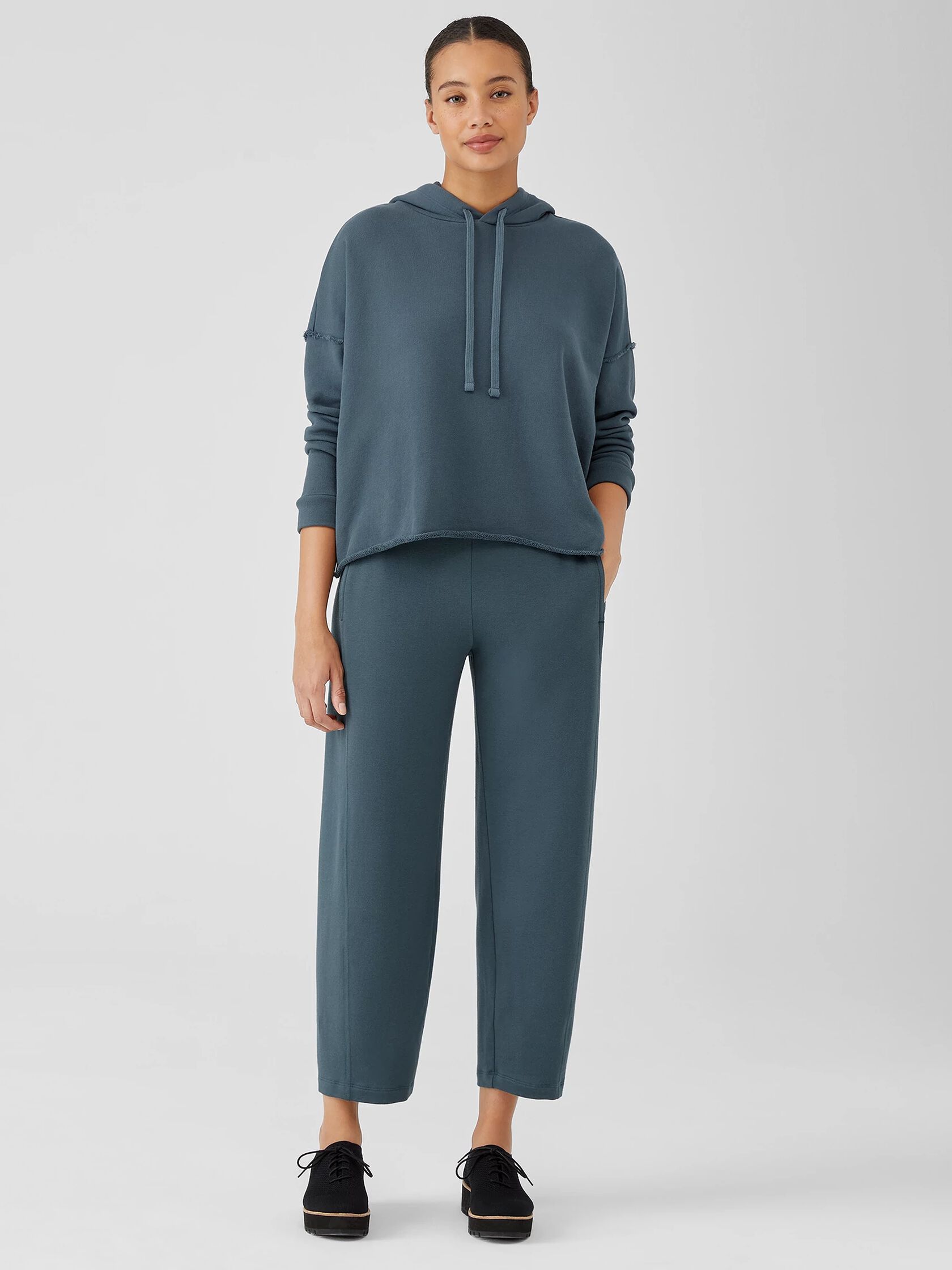 Cozy Brushed Terry Lantern Pant