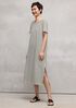 Striped Organic Cotton Slub Tee Dress