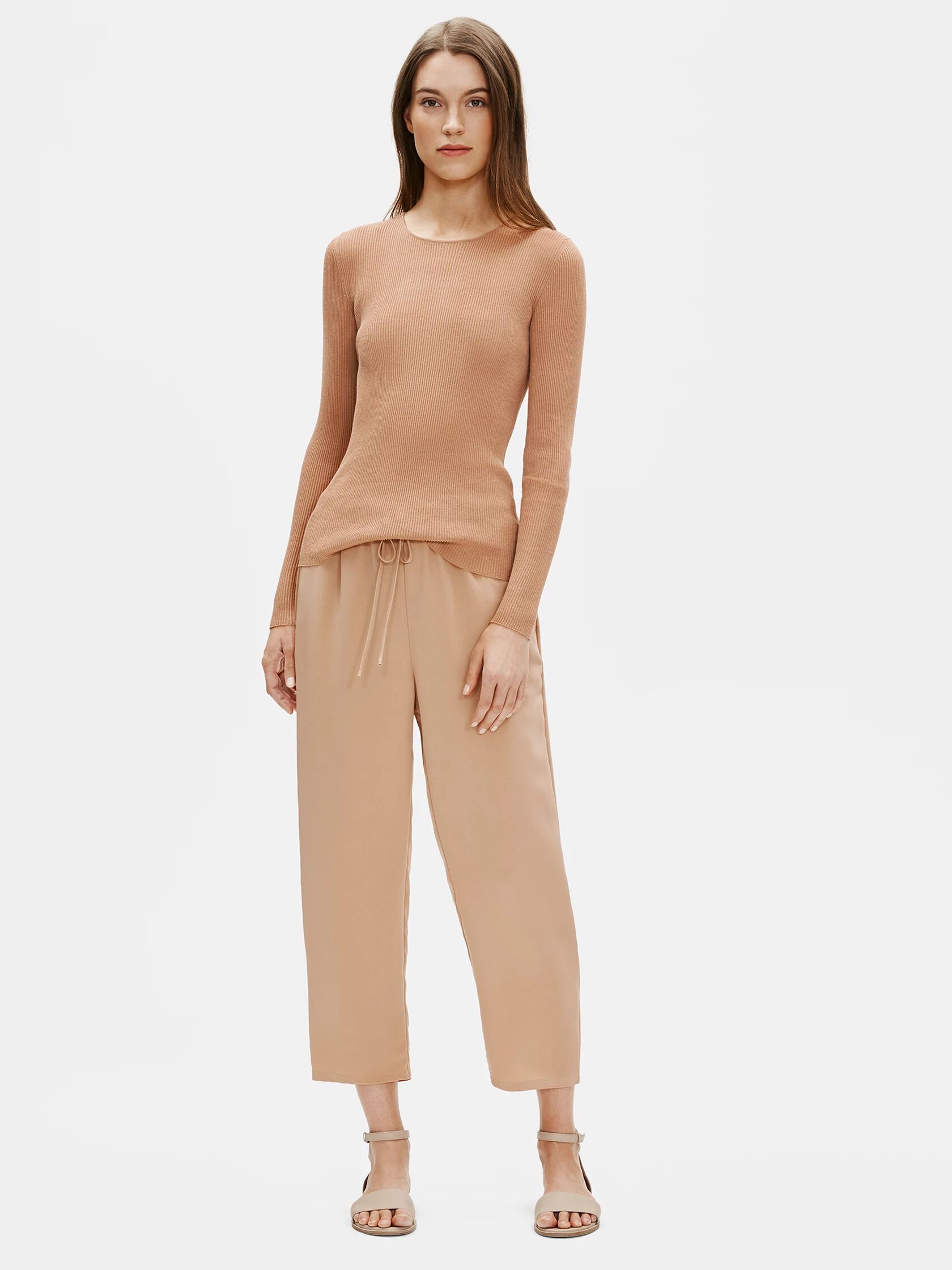 Limited Edition Sheer Organic Cotton Slim Top
