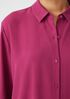 Silk Georgette Crepe Classic Collar Shirt
