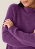 Cashmere Silk Boucle Bliss Turtleneck Top