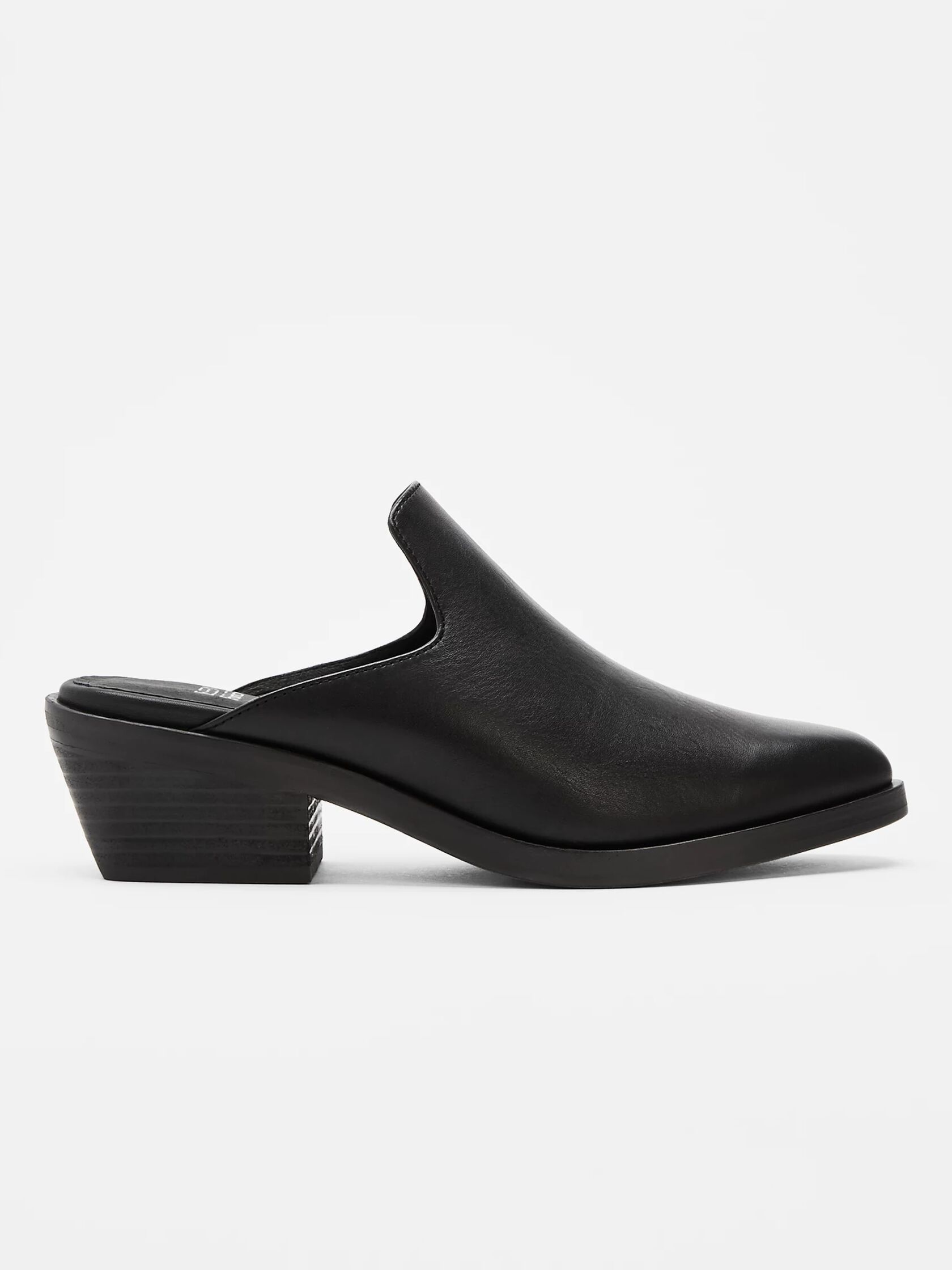 First Smooth Leather Mule