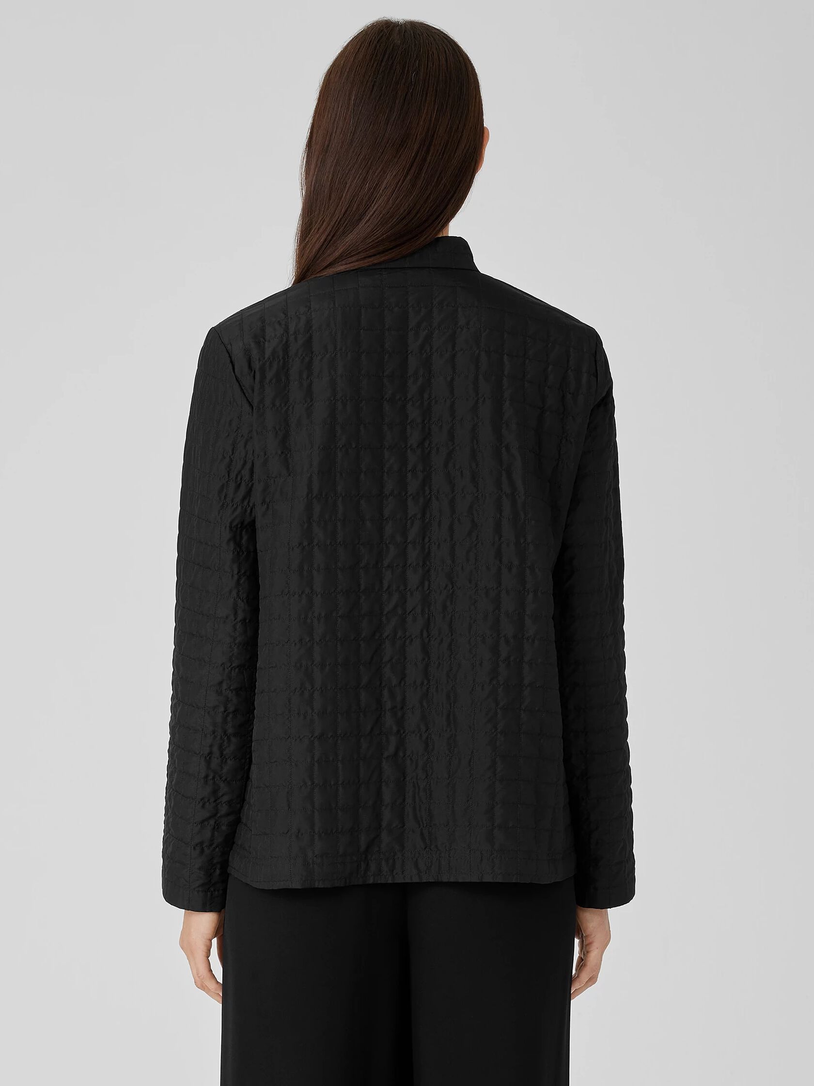 Silk Habutai Quilted Jacket