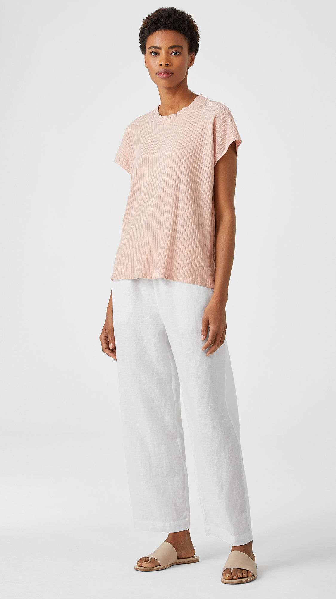 Organic Linen Straight Pant