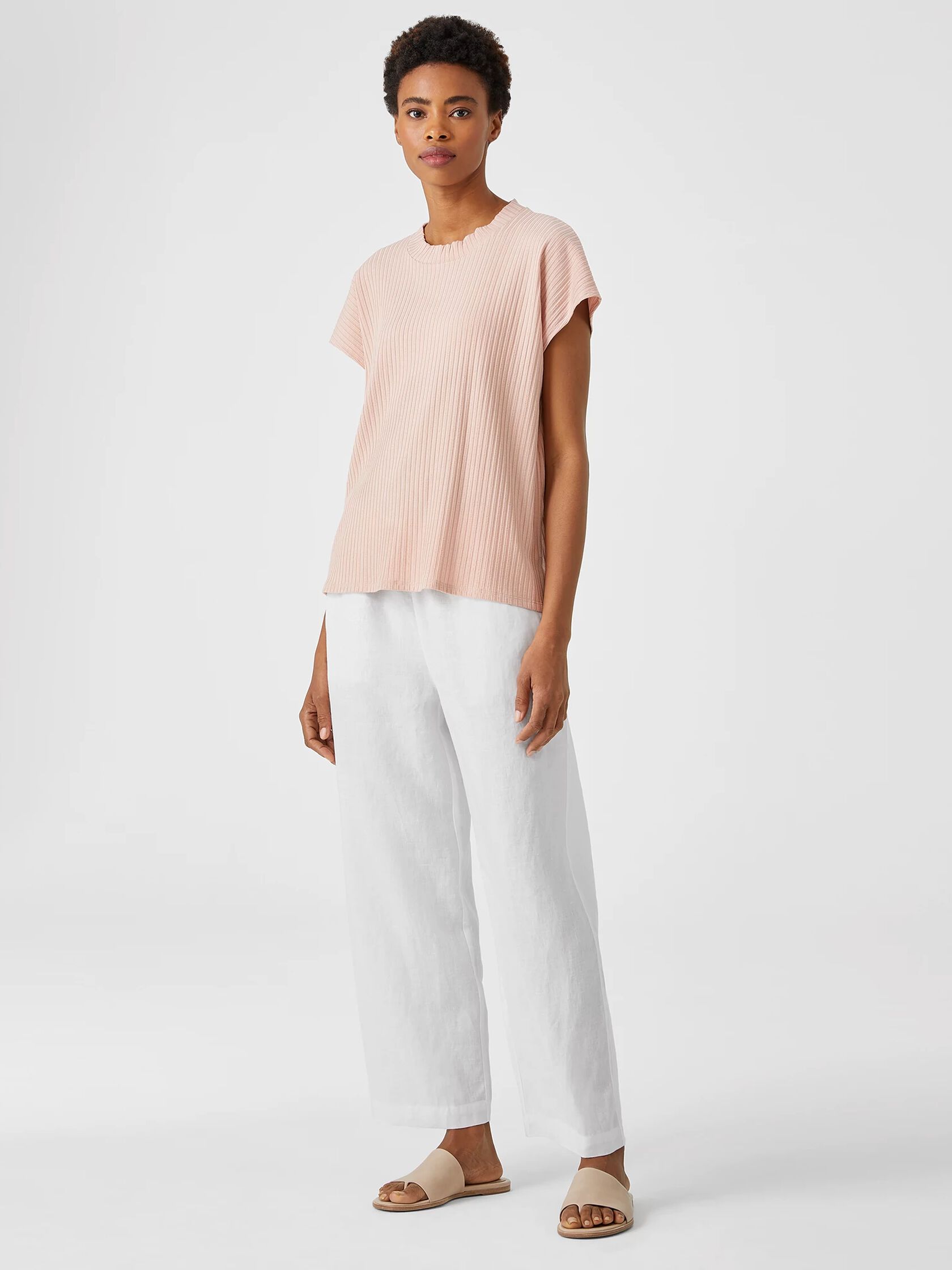 Organic Linen Straight Pant