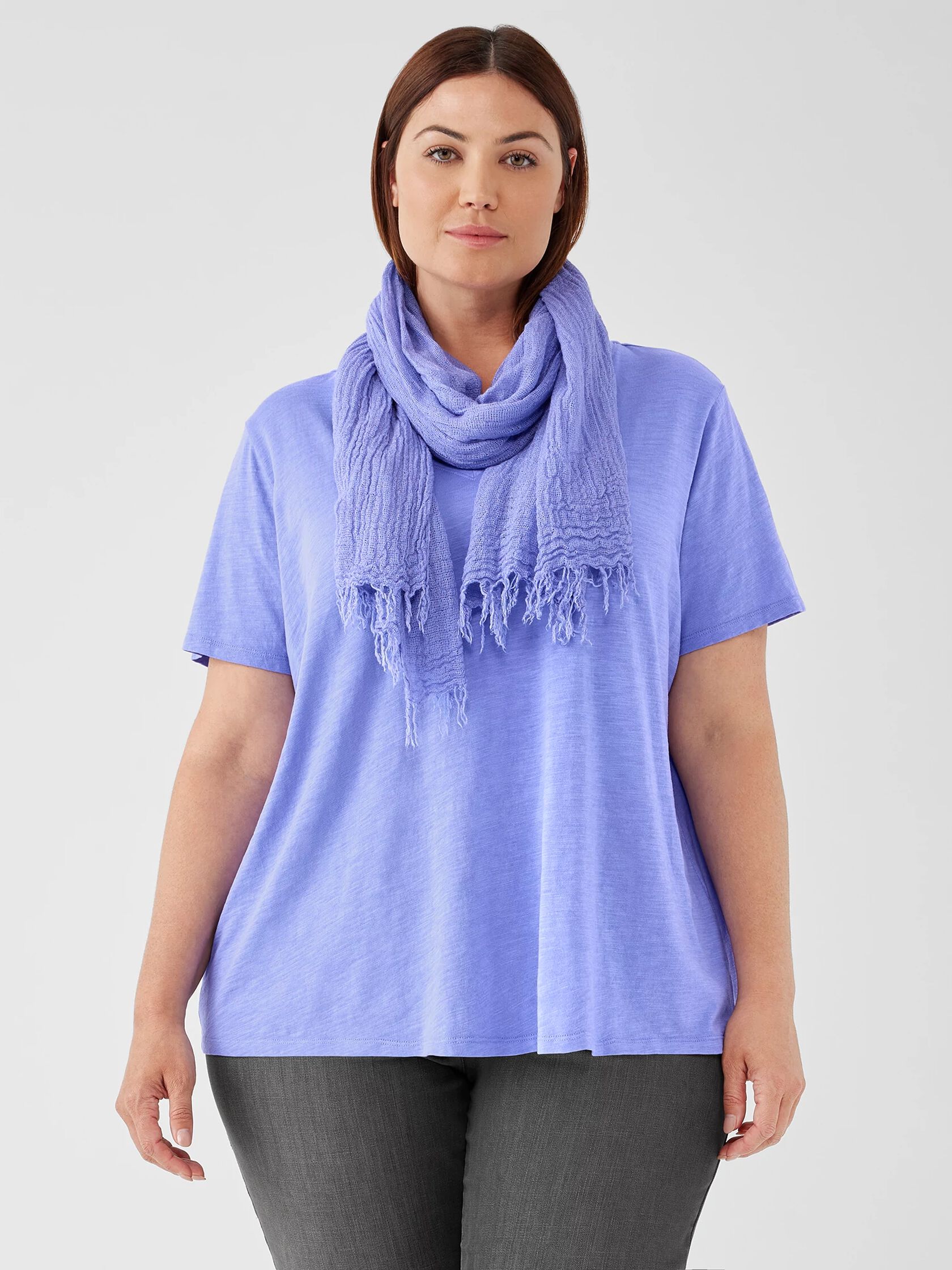Cozy Crinkle Gauze Scarf