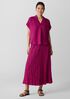 Organic Handkerchief Linen Notch Collar Top
