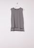 Organic Cotton Jersey Striped Crew Neck Tank