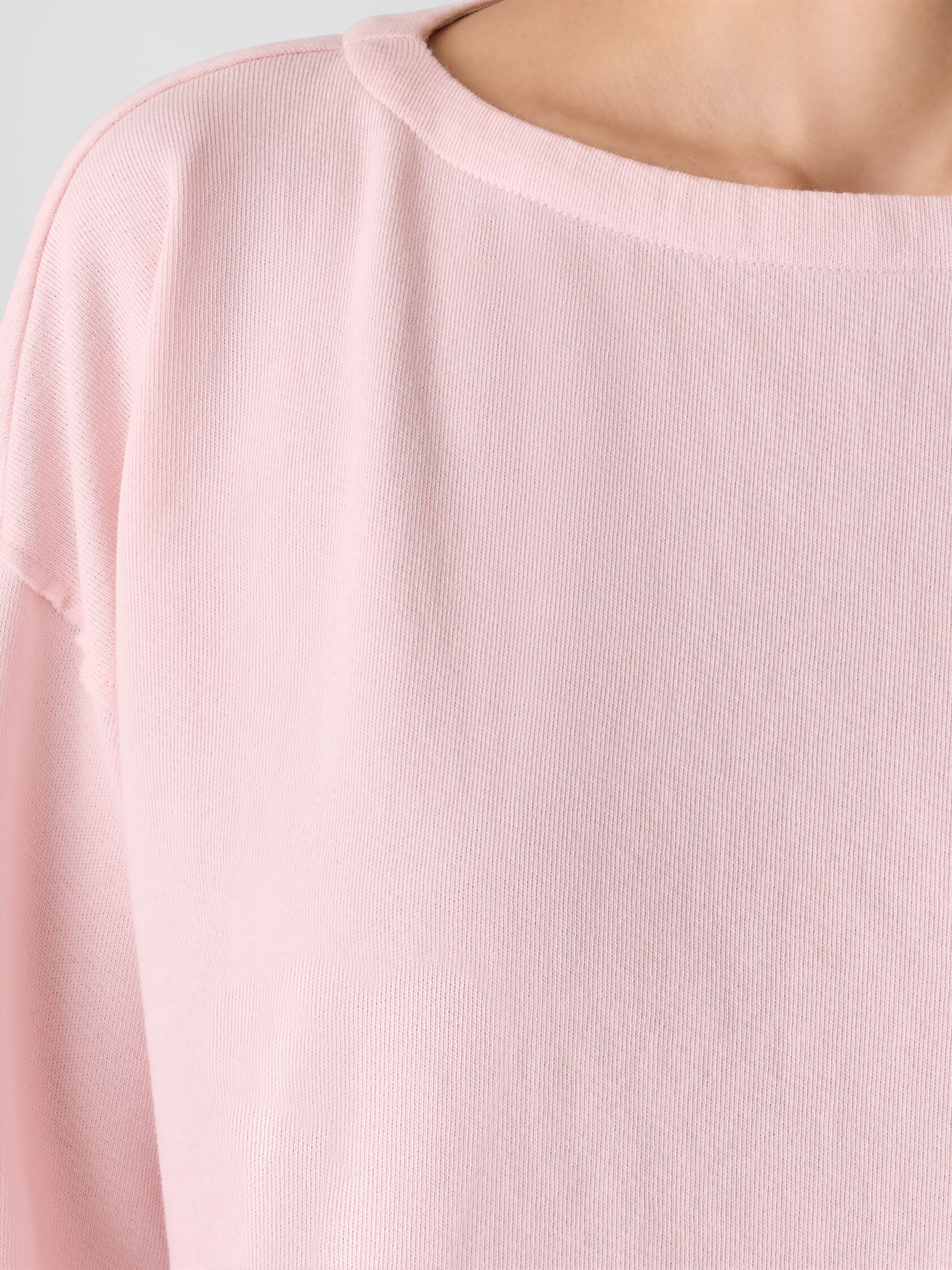Lightweight Organic Cotton Terry Box-Top