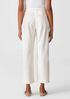 Undyed Organic Cotton Stretch Wide-Leg Jean