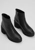 Hours Leather Platform Bootie