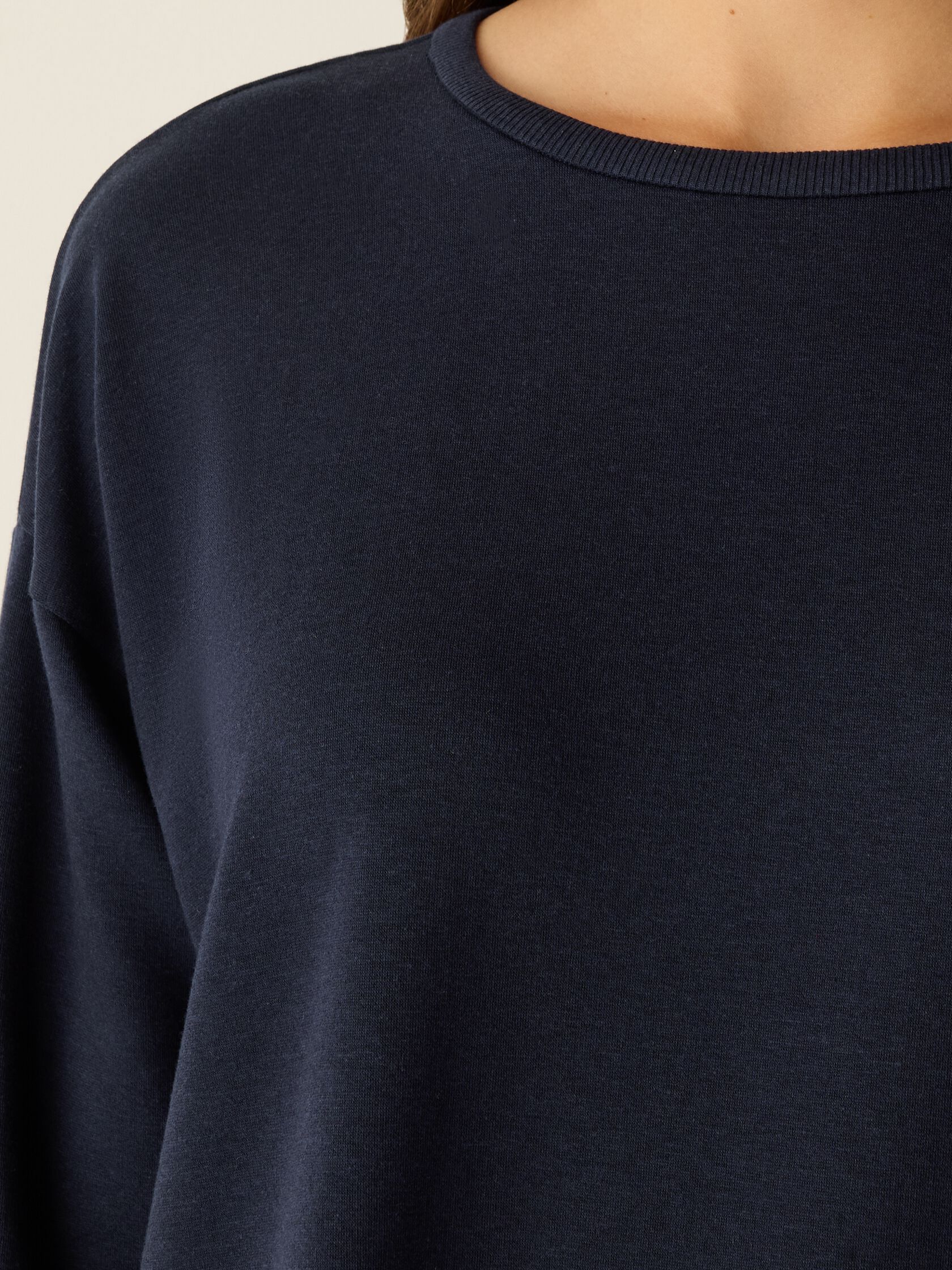 Cozy Brushed Terry Hug Long Box-Top