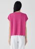 Organic Linen Jersey V-Neck Tee