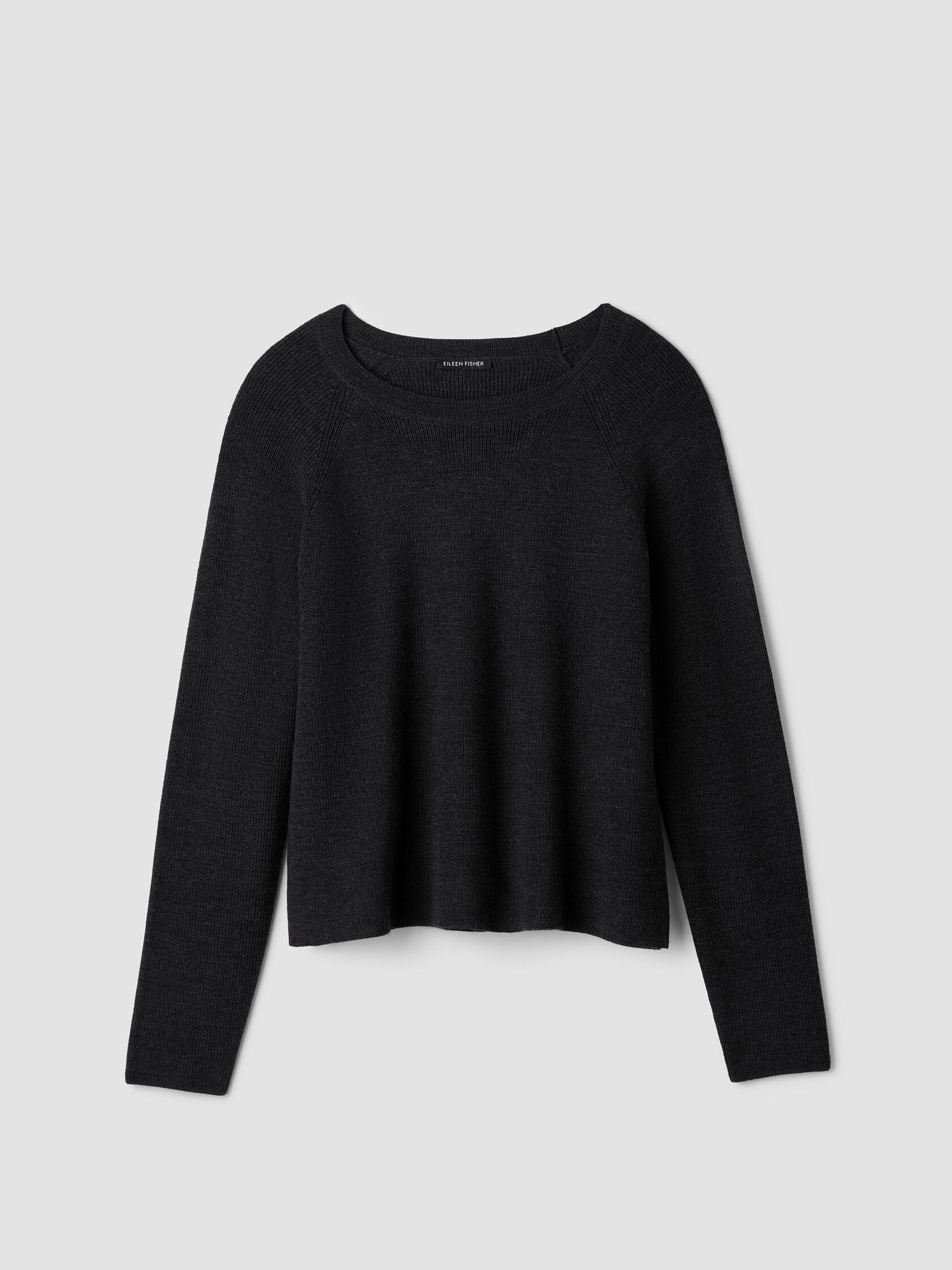 Merino Crew Neck Top in Regenerative Wool