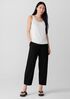 Stretch Silk Jersey Scoop Neck Tank