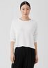 Cotton Fluff Crew Neck Top