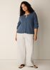 Peruvian Organic Cotton Cord Jersey Cardigan