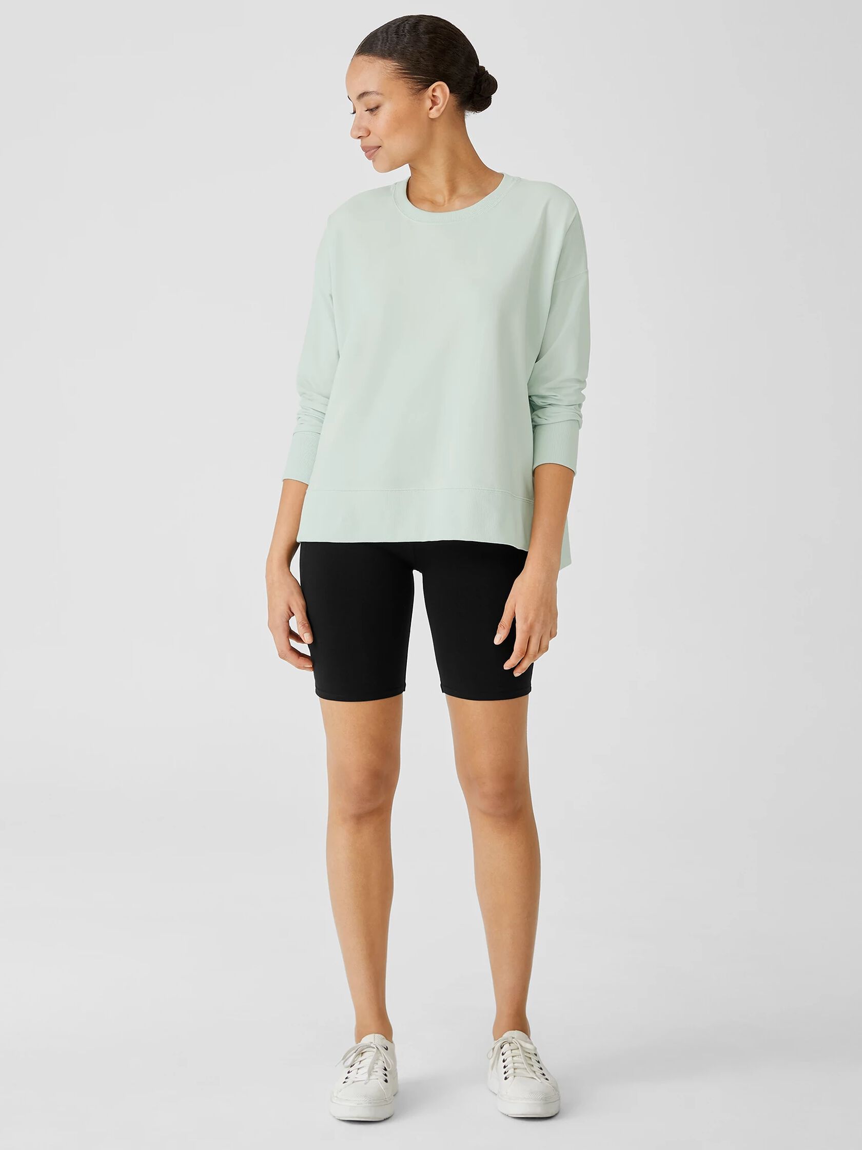 Pima Cotton Stretch Jersey Box-Top