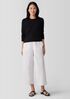 Organic Linen Cotton Raglan-Sleeve Top
