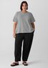 Striped Organic Cotton Slub Box-Top